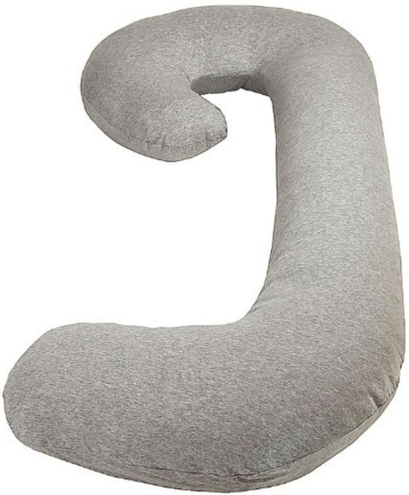 Leachco Snoogle Chic Jersey Total Body Pillow - Heather Gray, 1 Count