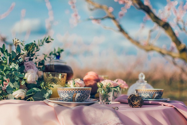 tea, cup, tea cup, drink, table, traditional, nature, outdoors